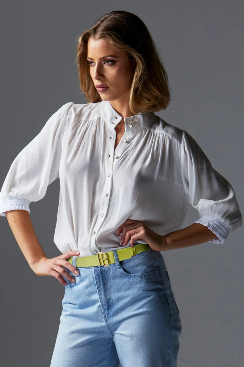 loyal_short_sleeve_blouse_0.webp Fate and Becker Loyal Short Sleeve Blouse^ Tops