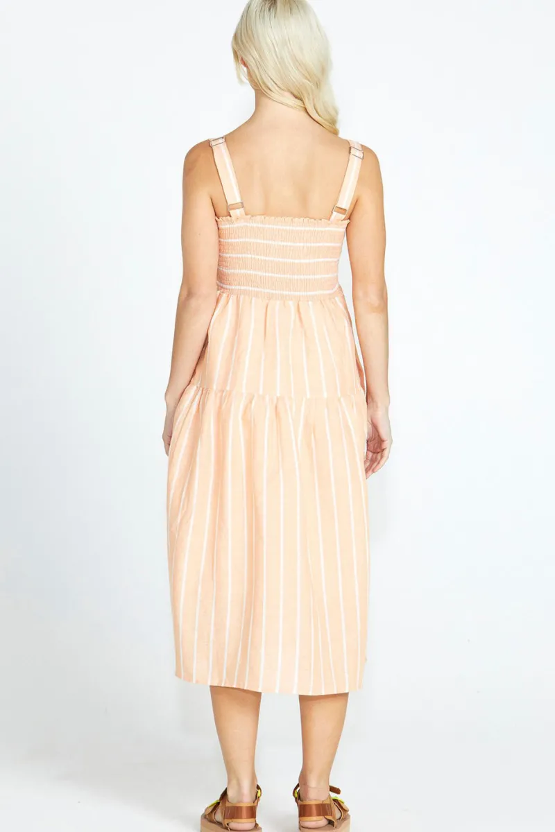 lydia_shirred_back_midi_d_2.webp Sass Lydia Shirred Back Midi Dress^ Dresses