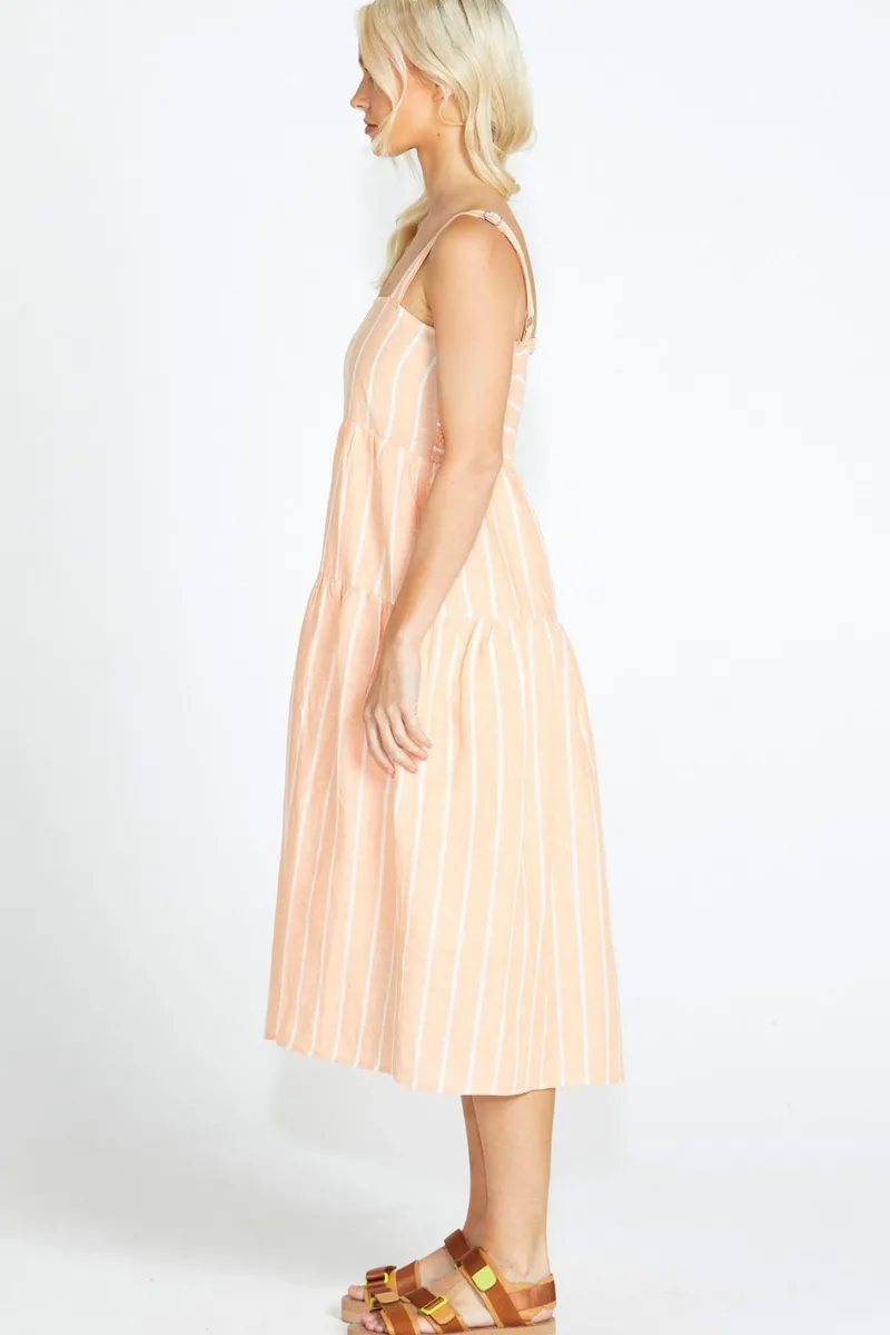 lydia_shirred_back_midi_d_3.webp Sass Lydia Shirred Back Midi Dress^ Dresses