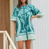 Walnut MONTEGO DRESS MOSAIC^ Dresses