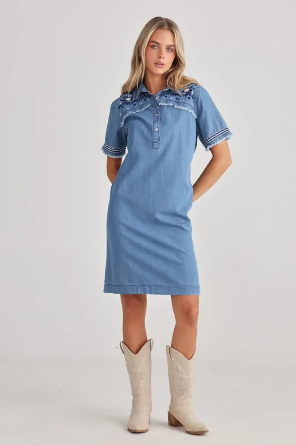 Talisman Myra Denim Dress^ Dresses