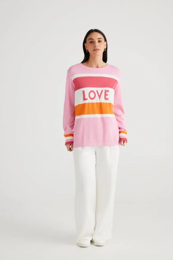 Brave and true Petra Stripe Love Knit^ Jumpers + Sweaters