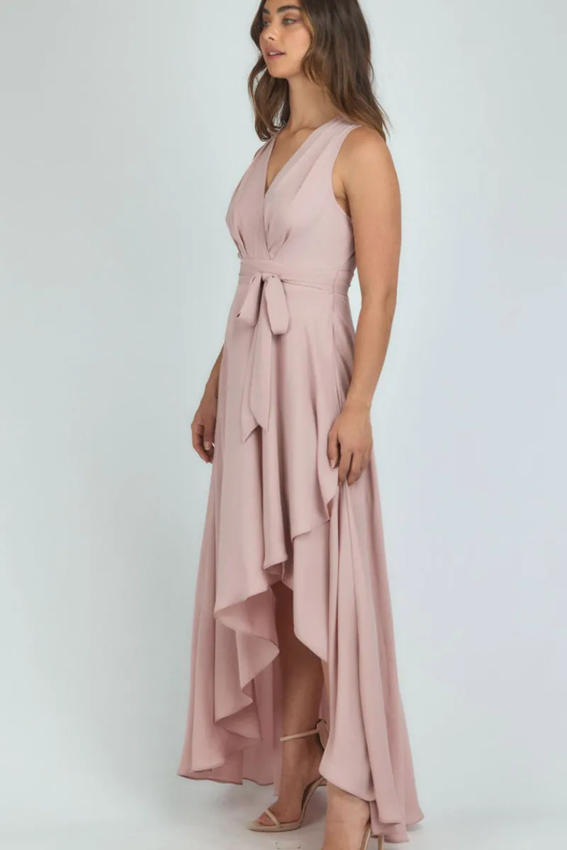 pleated_front_detail_midi_3.webp Zeinert & Co Pleated Front Detail Midi Dress^ Dresses