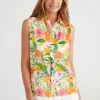 Brave and true Poppy Sleeveless Shirt^ Shirts