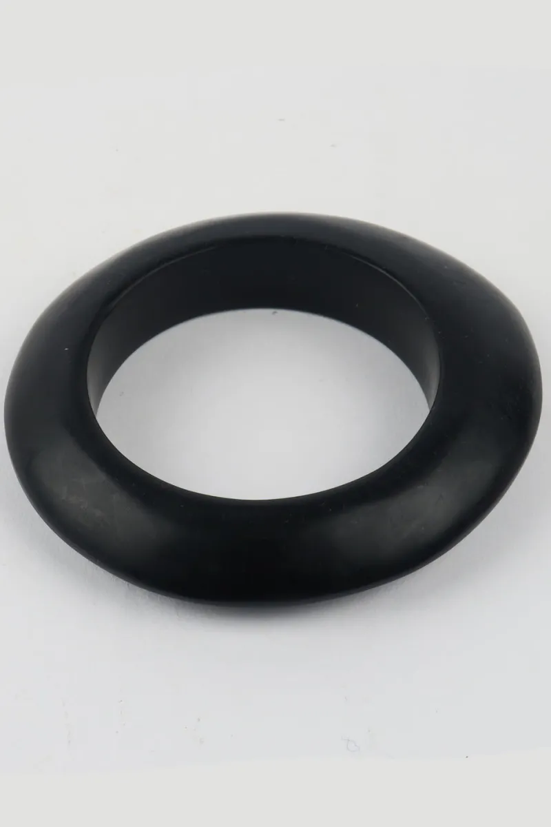 resin_bangle_black_m_0.webp Moose and Meg Designs Resin Bangle Black M^ Jewellery