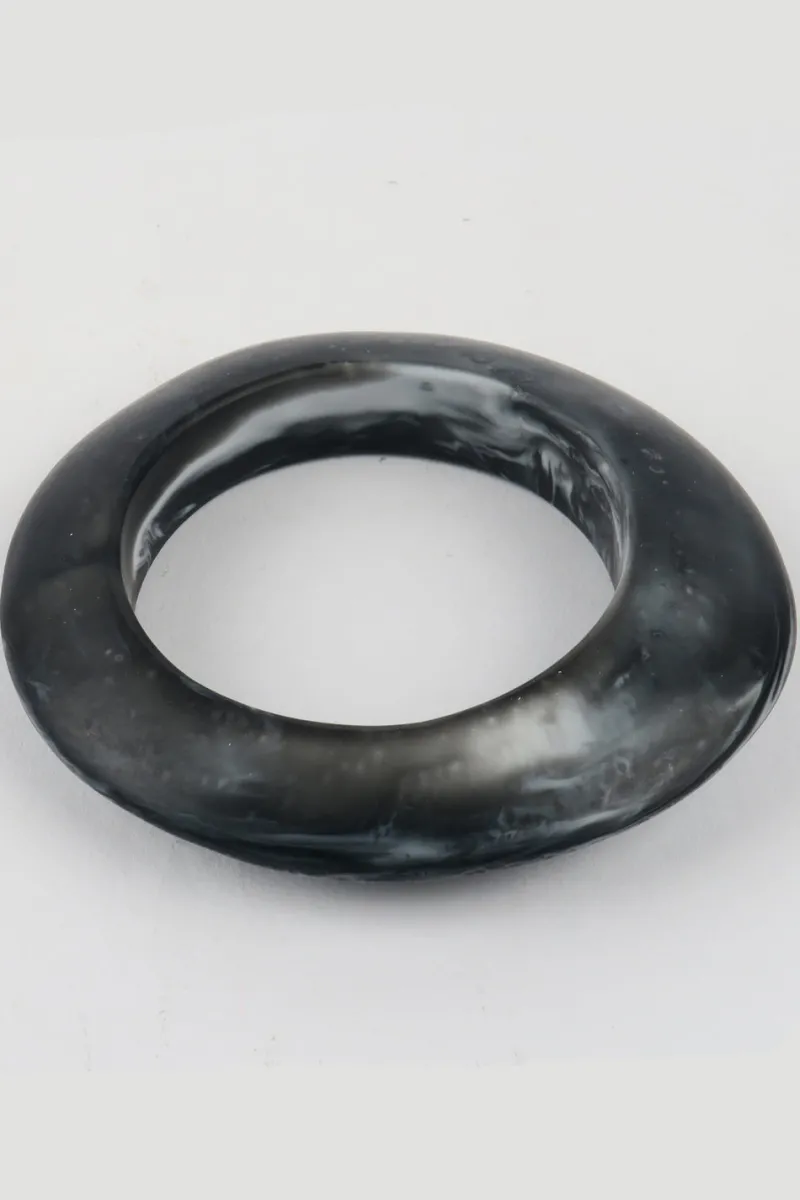 resin_bangle_black_marble_0-1.webp Moose and Meg Designs Resin Bangle Black Marble M^ Jewellery