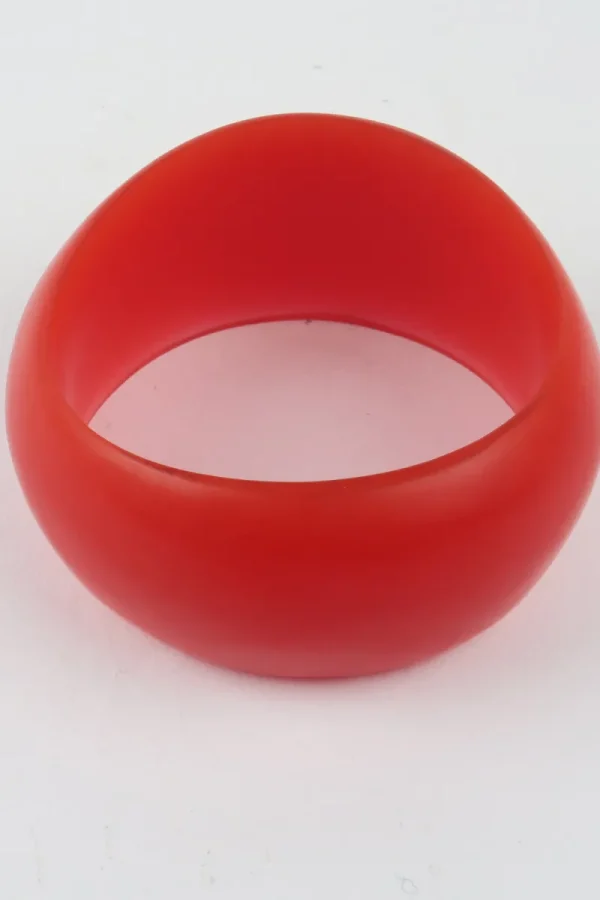 Moose and Meg Designs Resin Bangle Fire Red L^ Jewellery