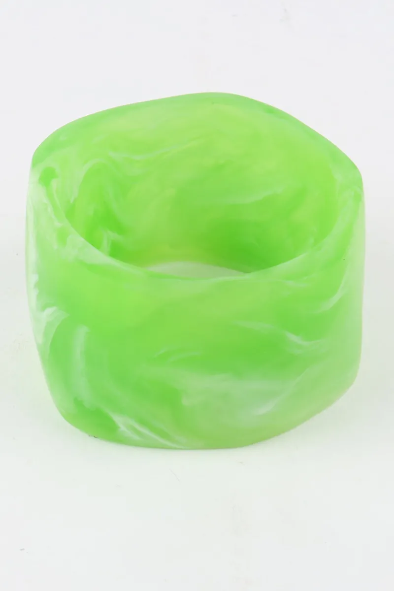 resin_bangle_green_white__0-2.webp Moose and Meg Designs Resin Bangle Green White XL^ Jewellery