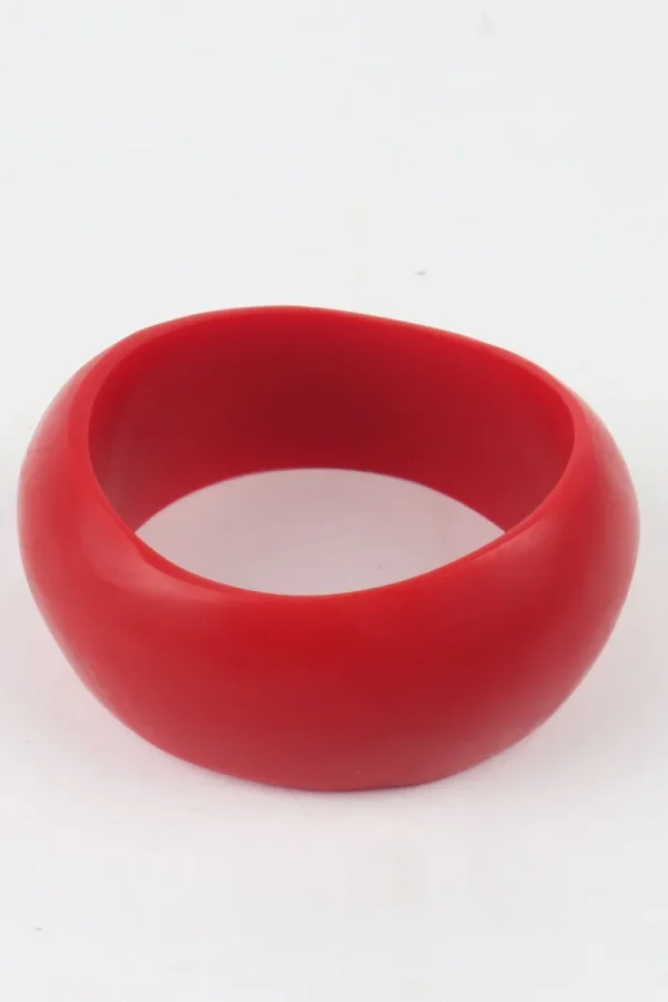 Moose and Meg Designs Resin Bangle Maroon Red L^ Jewellery