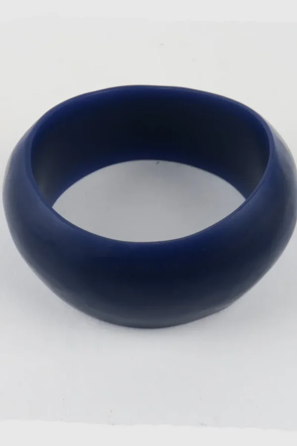 Moose and Meg Designs Resin Bangle Navy L^ Jewellery
