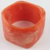 Moose and Meg Designs Resin Bangle Orange marble XL^ Jewellery