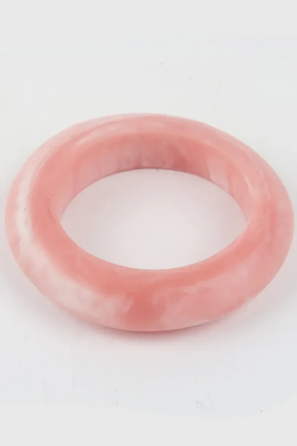 Moose and Meg Designs Resin Bangle Peach Marble M^ Jewellery