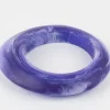 Moose and Meg Designs Resin Bangle Purple White M^ Jewellery
