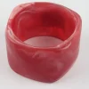Moose and Meg Designs Resin Bangle Red Marble Clear XL^ Jewellery