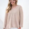 Zeinert & Co Roll Up Sleeve Knit Top^ Jumpers + Sweaters | Tops