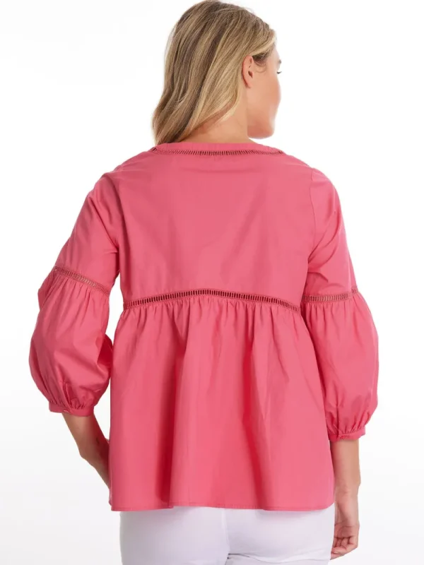 Marco Polo 3/4 RUFFLE TOP^ Tops