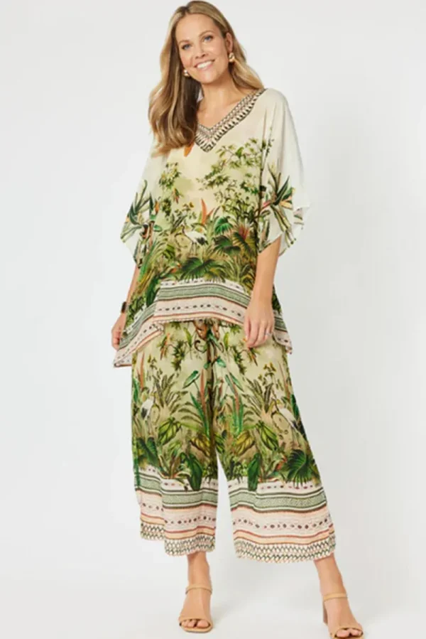 Hammock and Vine San Paolo V Neck Top^ Tops