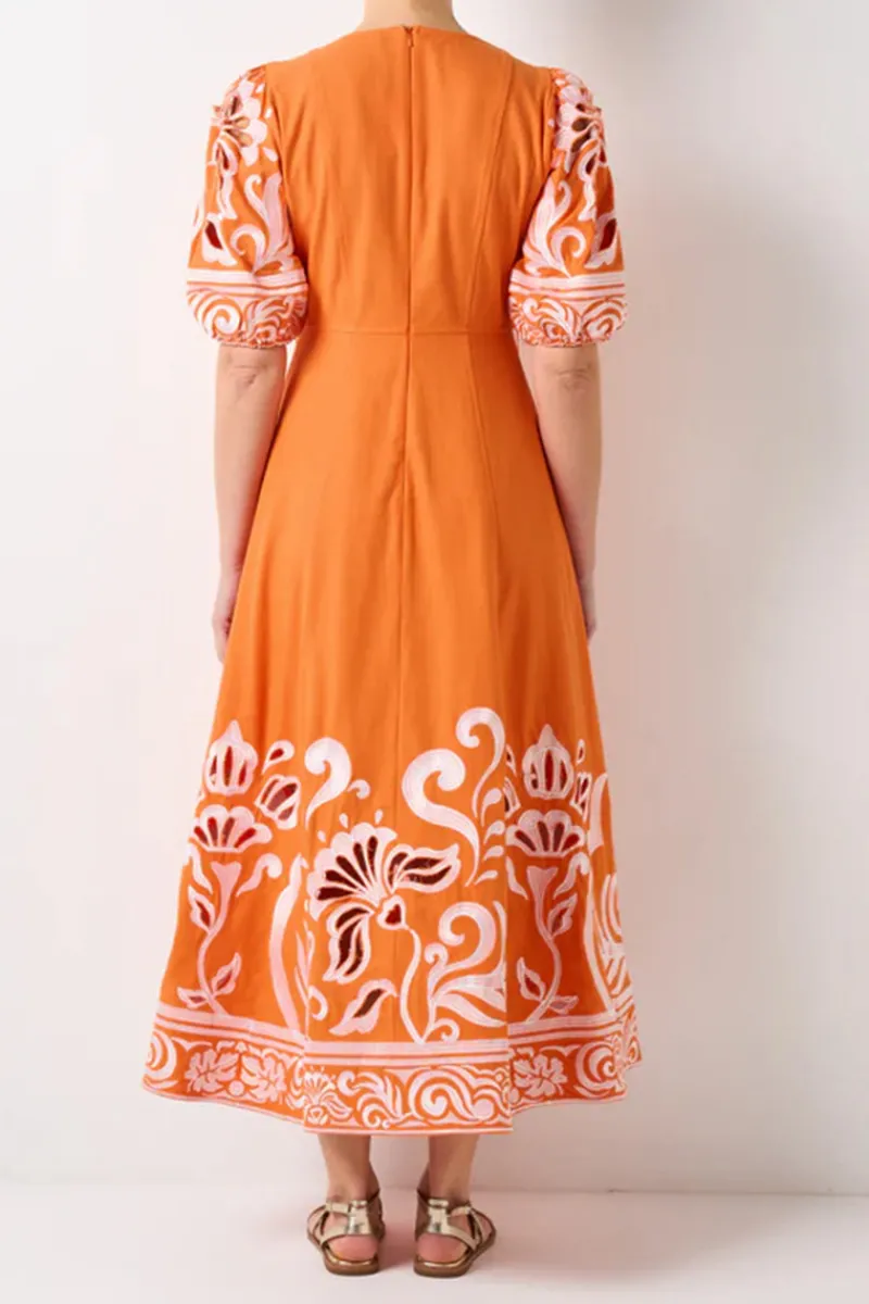 santorini_dress_tangarine_2.webp Walnut SANTORINI DRESS^ Dresses
