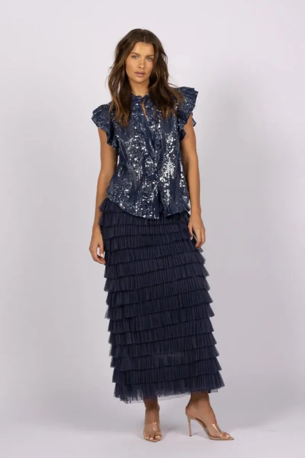 Joey the Label Sequin Me Blouse^ Tops