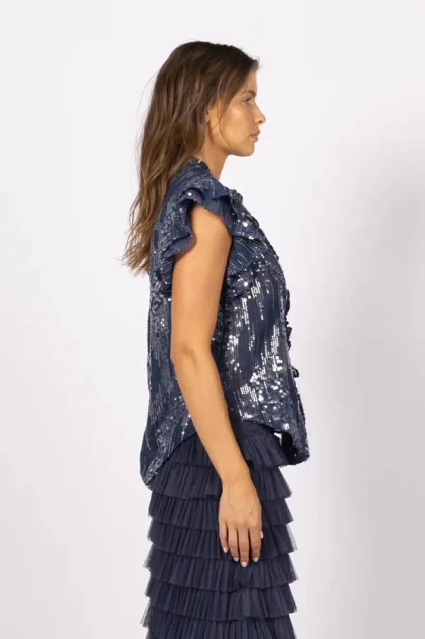 Joey the Label Sequin Me Blouse^ Tops