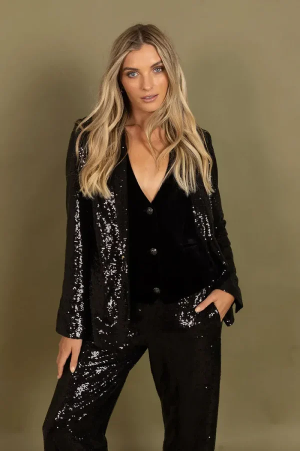 Joey the Label Sequin Tuxedo Jacket^ Jackets