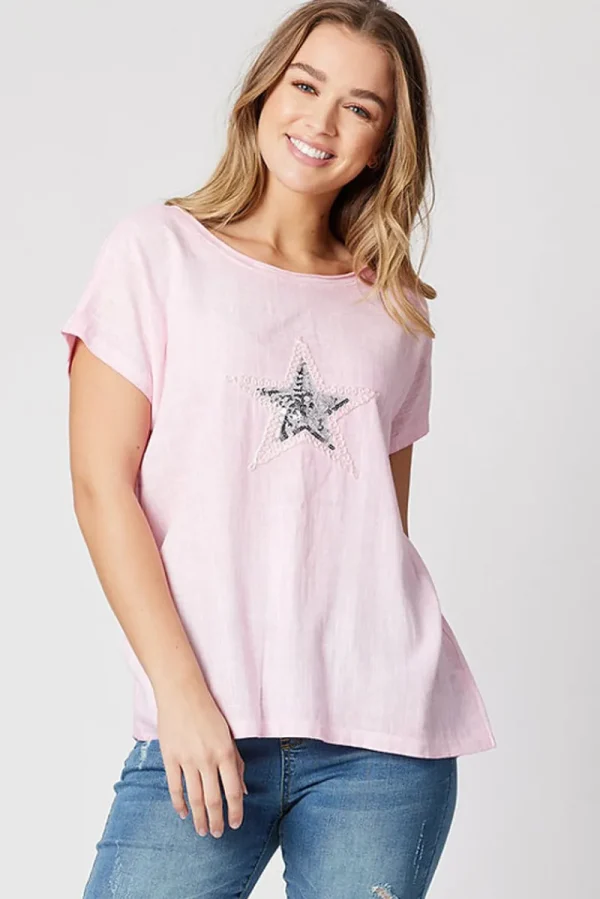 threadz Silver Star Tee^ Tops
