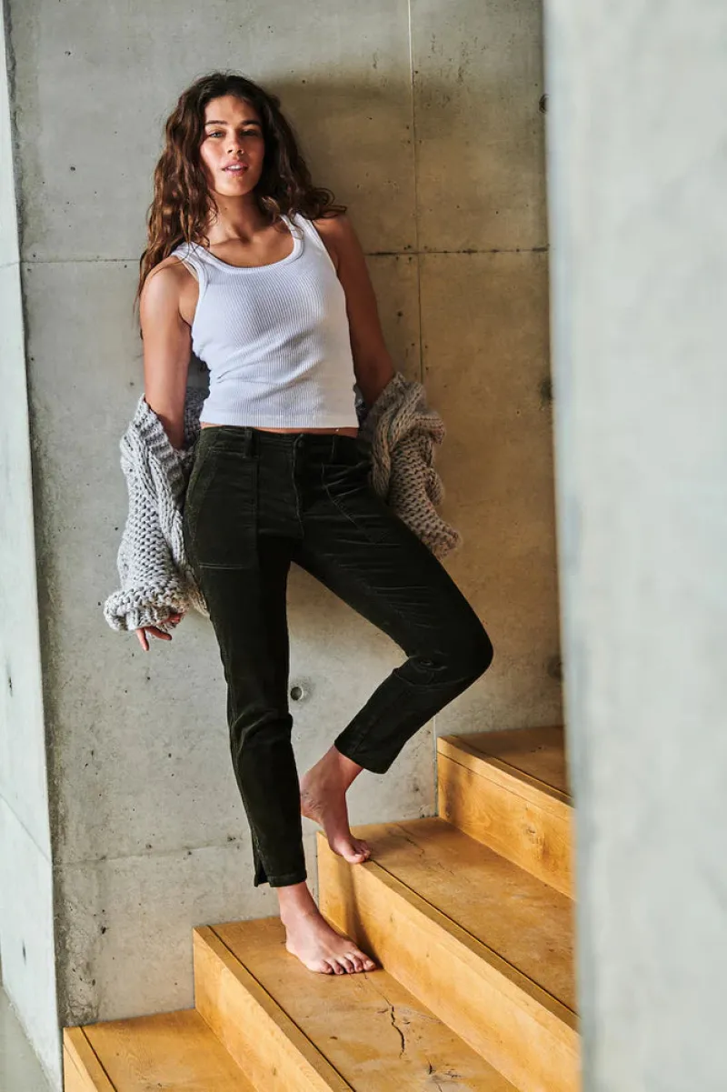 soho_cord_cropped_jean_0.webp Kireina Soho Cord Cropped Jean^ Jeans