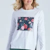 threadz Framed Floral Print Tee^ Tops