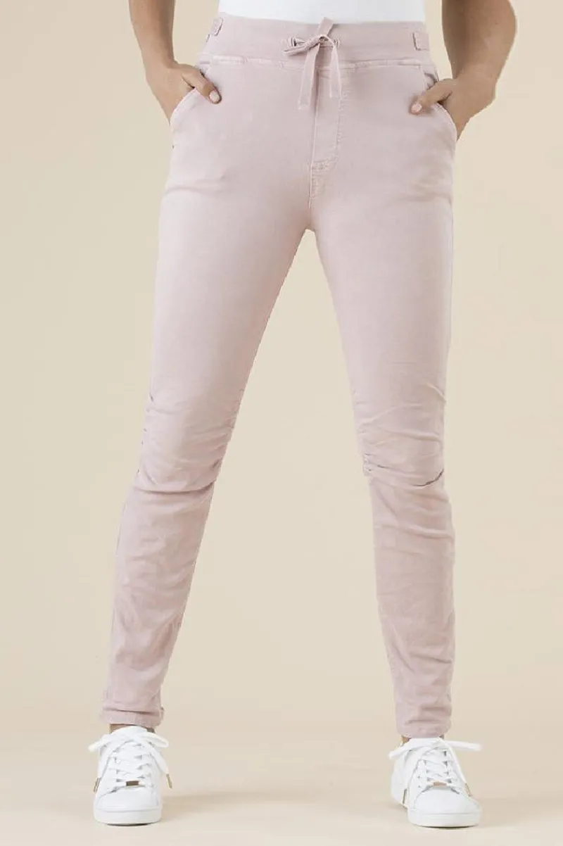 tie_front_gathered_jeans_0.webp threadz Tie Front Gathered Jeans^ Jeans