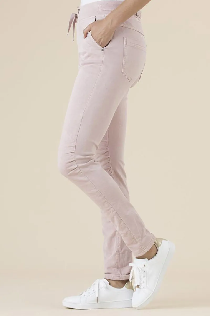 tie_front_gathered_jeans_2.webp threadz Tie Front Gathered Jeans^ Jeans