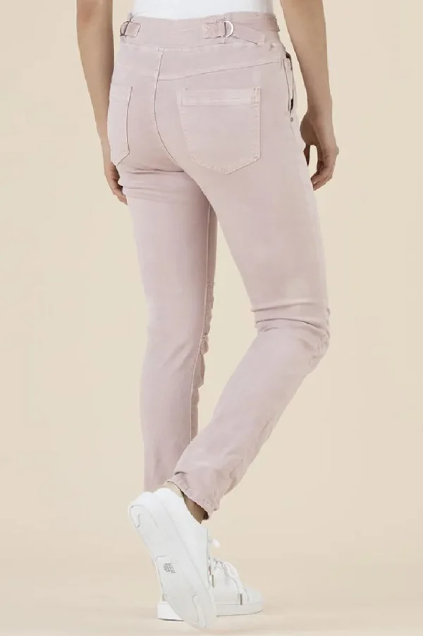 threadz Tie Front Gathered Jeans^ Jeans