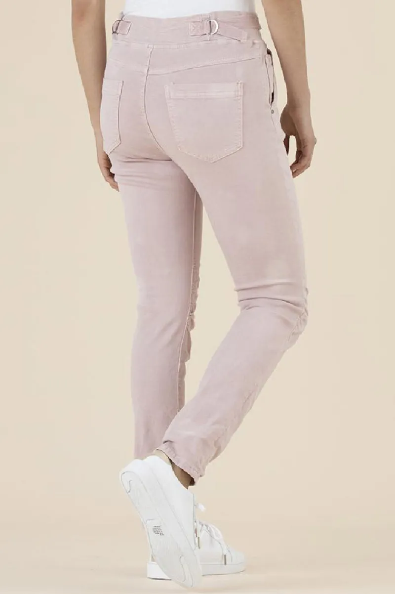 tie_front_gathered_jeans_3.webp threadz Tie Front Gathered Jeans^ Jeans
