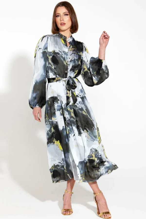 Fate and Becker Transfixed Midi Duster Shirt Dress^ Shirts | Dresses