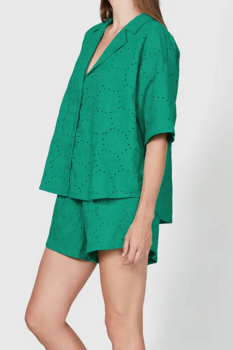 tropez_lace_shirt_2.webp Walnut Tropez Lace Shirt^ Shirts