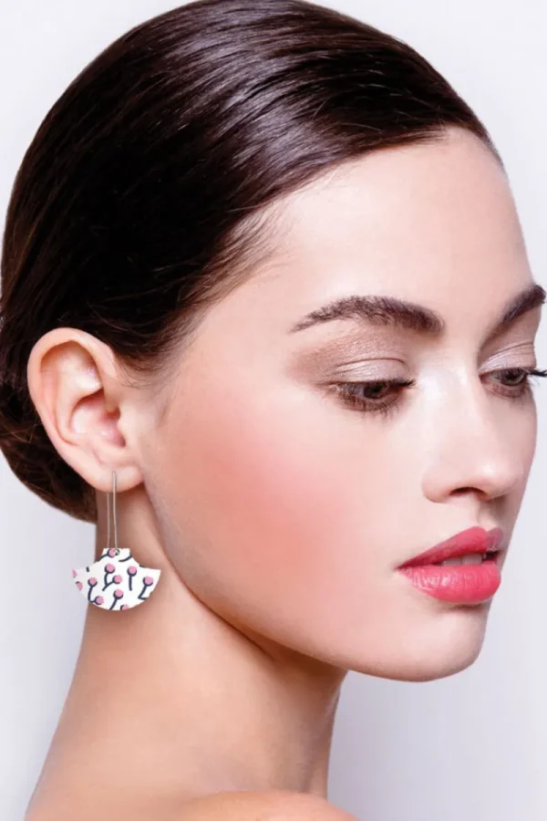 MoeMoe Design Tulip Bud Myriam Van Neste Pagoda Long Drop Earrings^ Jewellery