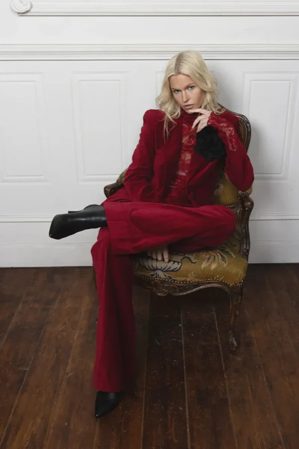 Joey the Label Velvet Bootleg Pant^ Pant