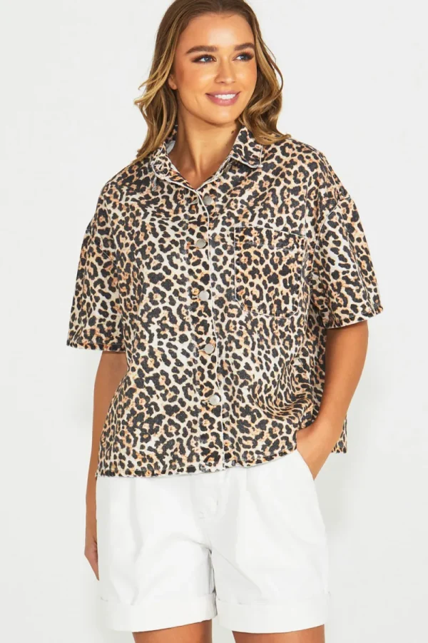 Sass Wyatt Short Sleeve Denim Shirt^ Shirts