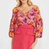 Sass Yasmin Bubble Sleeve Top^ Tops