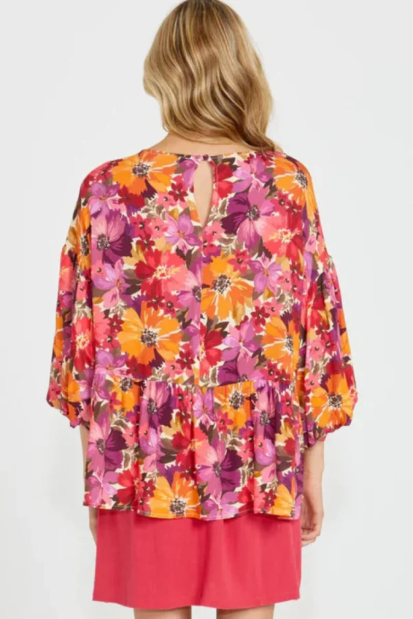 Sass Yasmin Bubble Sleeve Top^ Tops